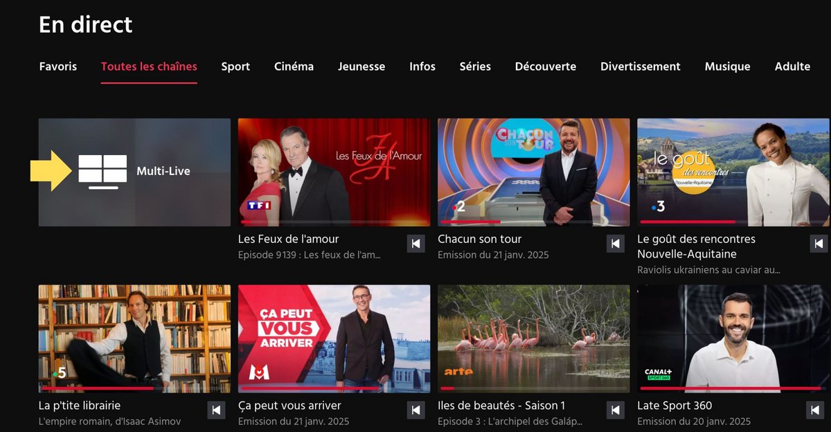 Regardez plusieurs vidéos à la fois © Canal+