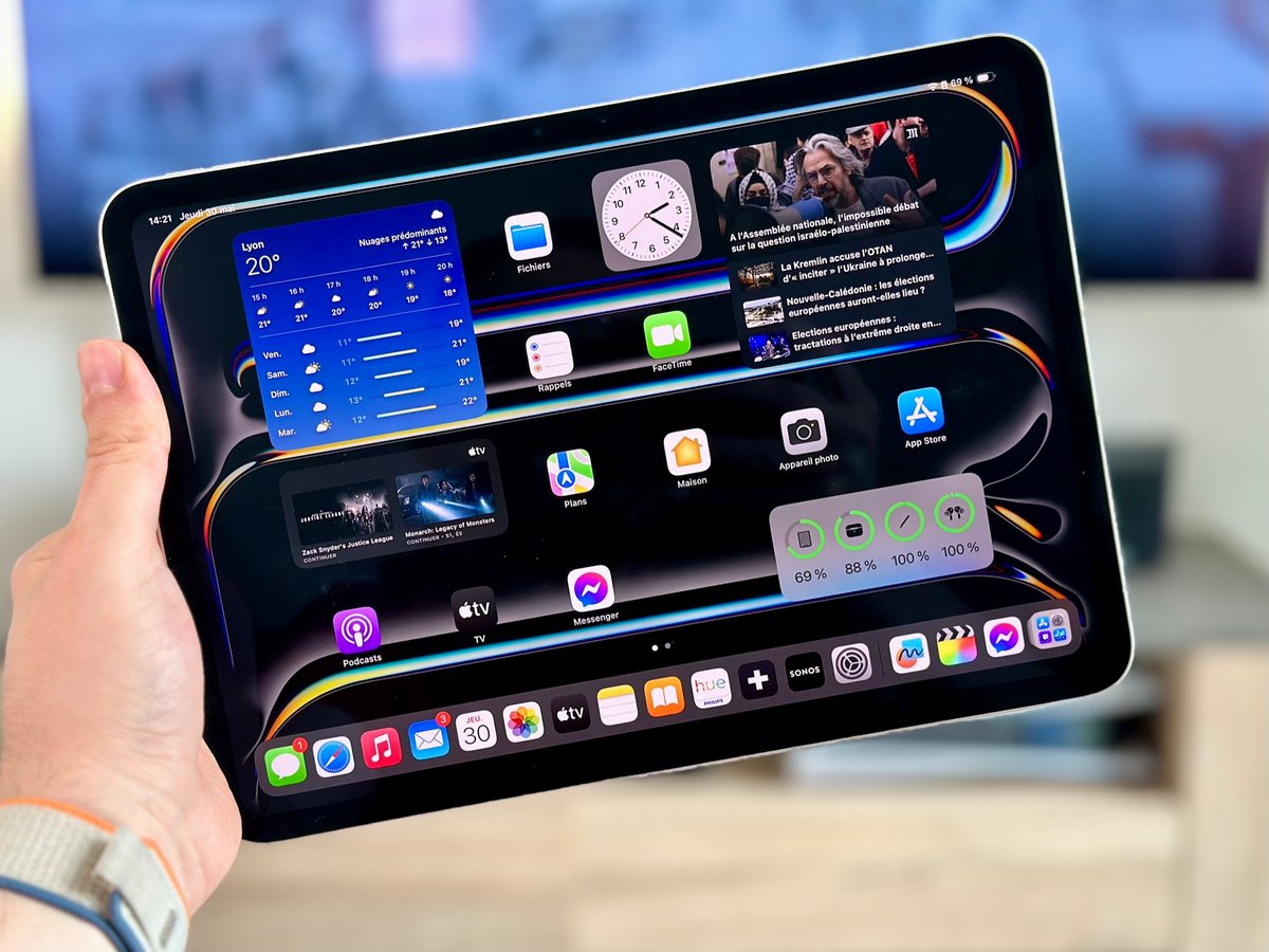 L'iPad Pro (2024) © Mathieu Grumiaux pour Clubic