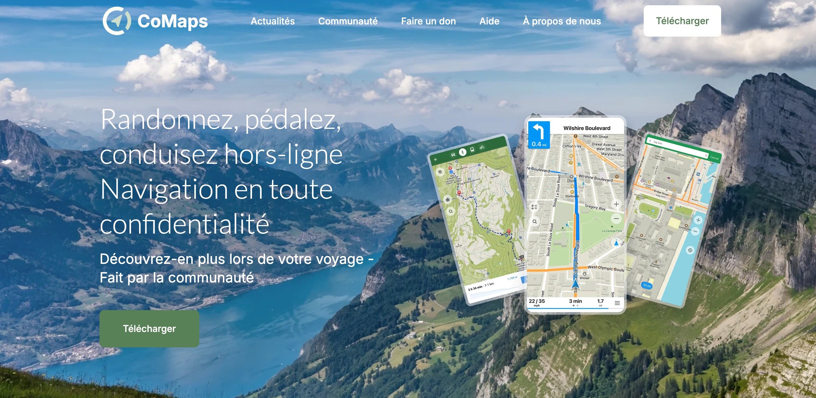 Du nouveau pour CoMaps. ©CoMaps