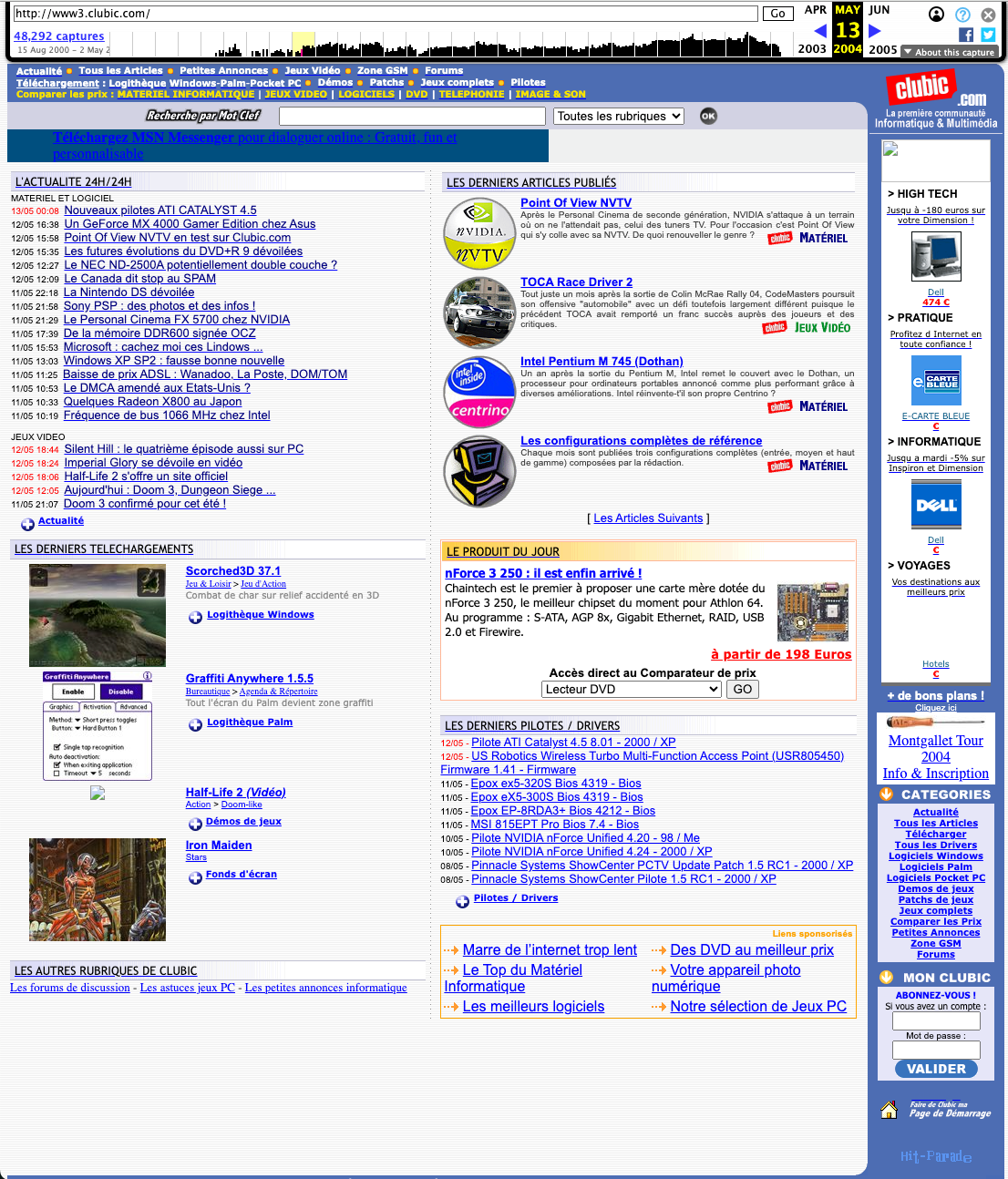 Clubic en 2004.