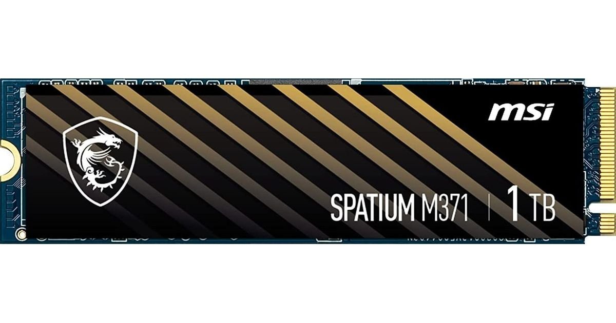 Un SSD M.2 NVMe qui donnera de l'espace et de bonnes performances à votre machine.