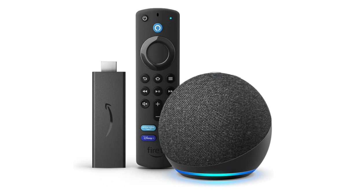 Le Fire TV Stick et l'Echo Dot 4 d'Amazon