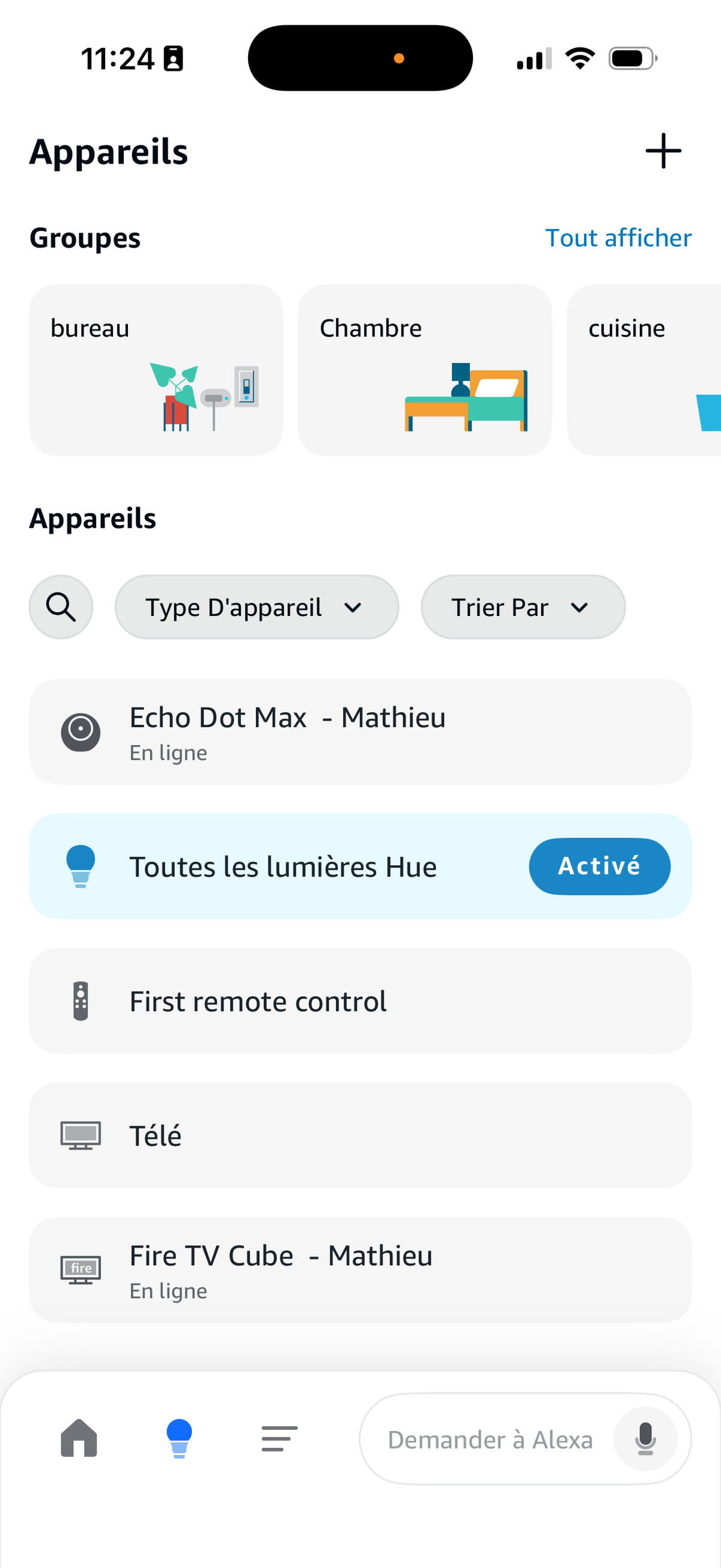 Amazon Echo Dot Max Appareils
