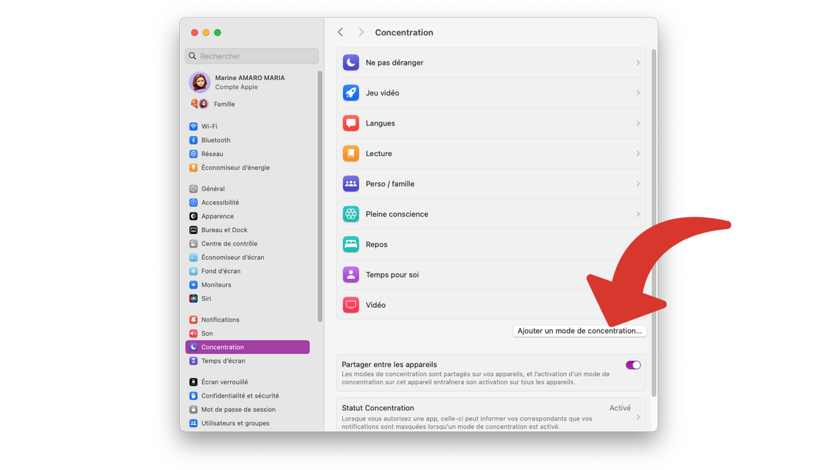 Ajouter un mode de concentration © Clubic
