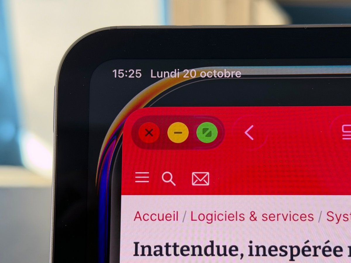Trois boutons identiques à macOS, les utilisateurs de Mac ne seront pas dépaysés ©Mathieu Grumiaux pour Clubic