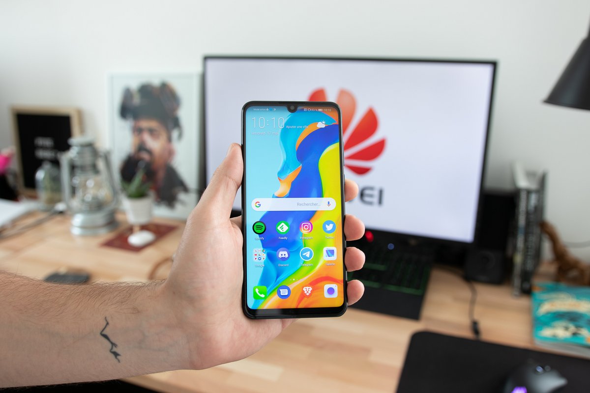 Le Huawei P30 Lite en action