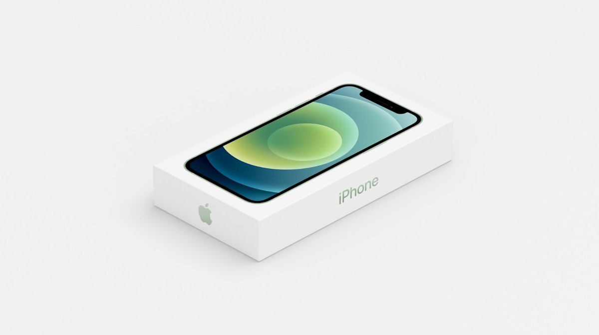 Le packaging de l'iPhone 12 © Apple