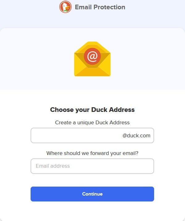 DuckDuckGo protection email