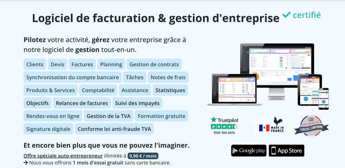 Une solution de facturation pour les entreprises françaises © Kolirys