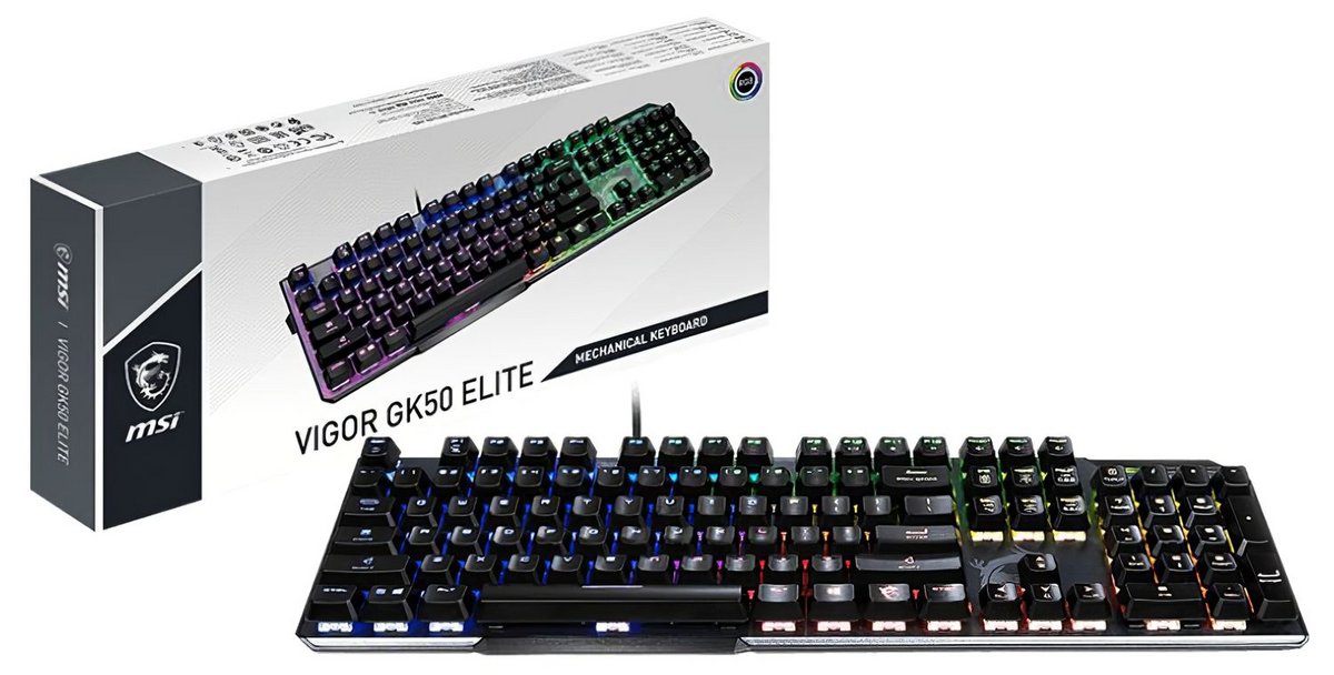 Le Vigor GK50 Elite est un produit que nous recommandons... malgré les « cliquetis » © MSI