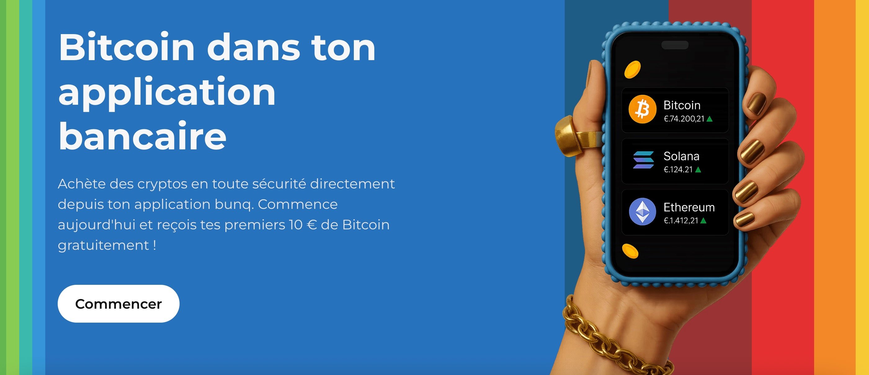 bunq Crypto, une nouvelle option proposée par la banque verte bunq. ©bunq