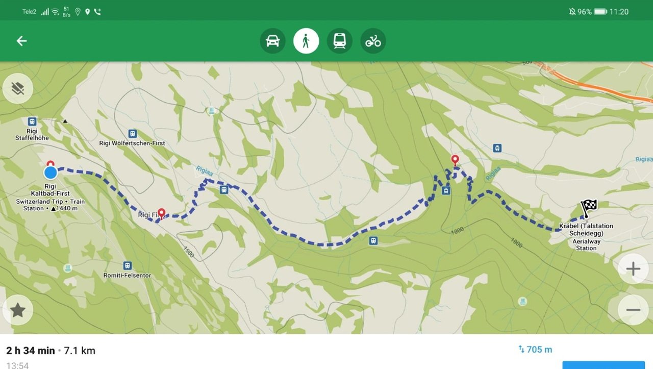 La mise à jour du mois d'août apporte son lot d'améliorations pour les randonneurs et les cyclistes - ©Organic Maps