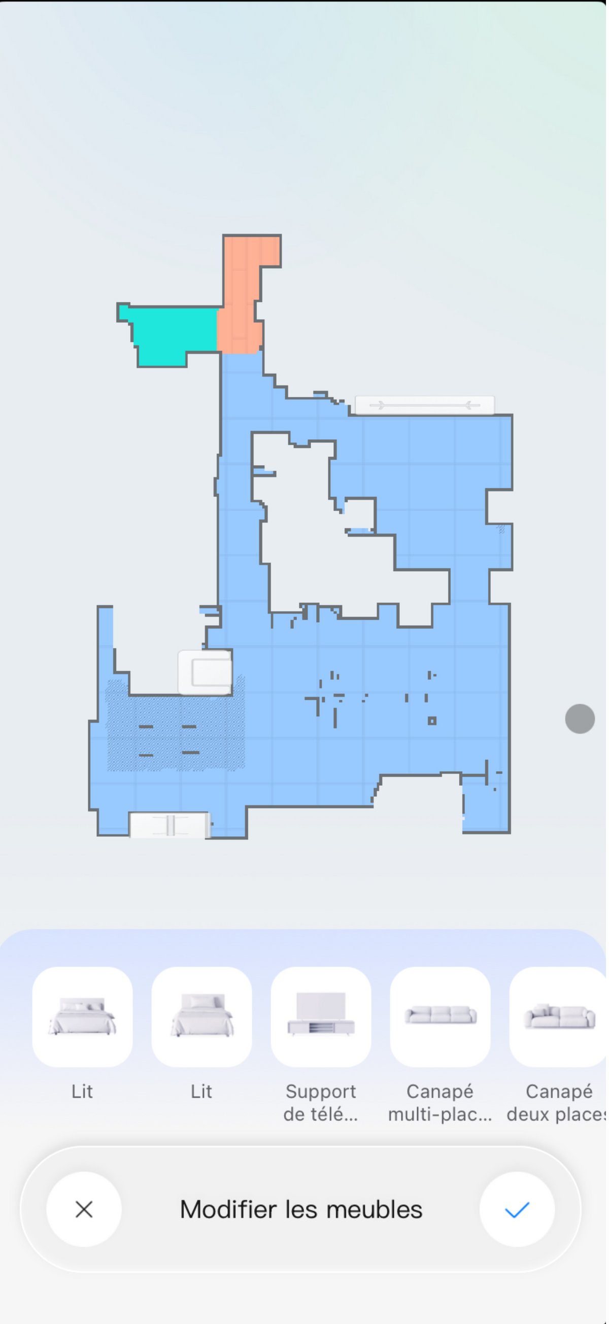 Roborock Qrevo Curv 2 Pro Meubles
