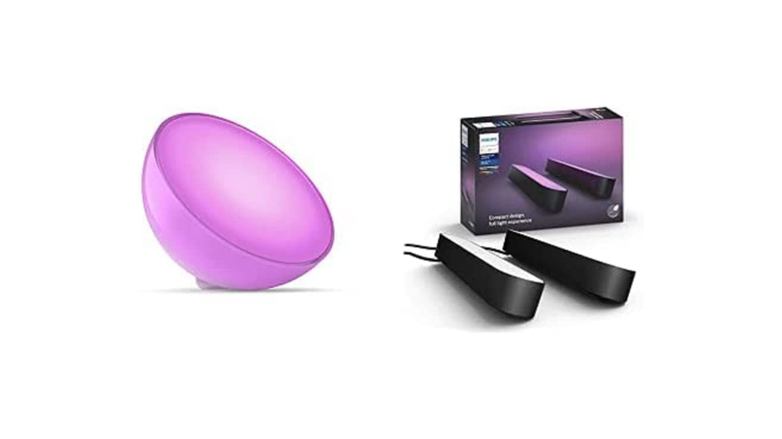 Le pack Philips Hue avec Play Pack White & Color Ambiance Philips Hue Go