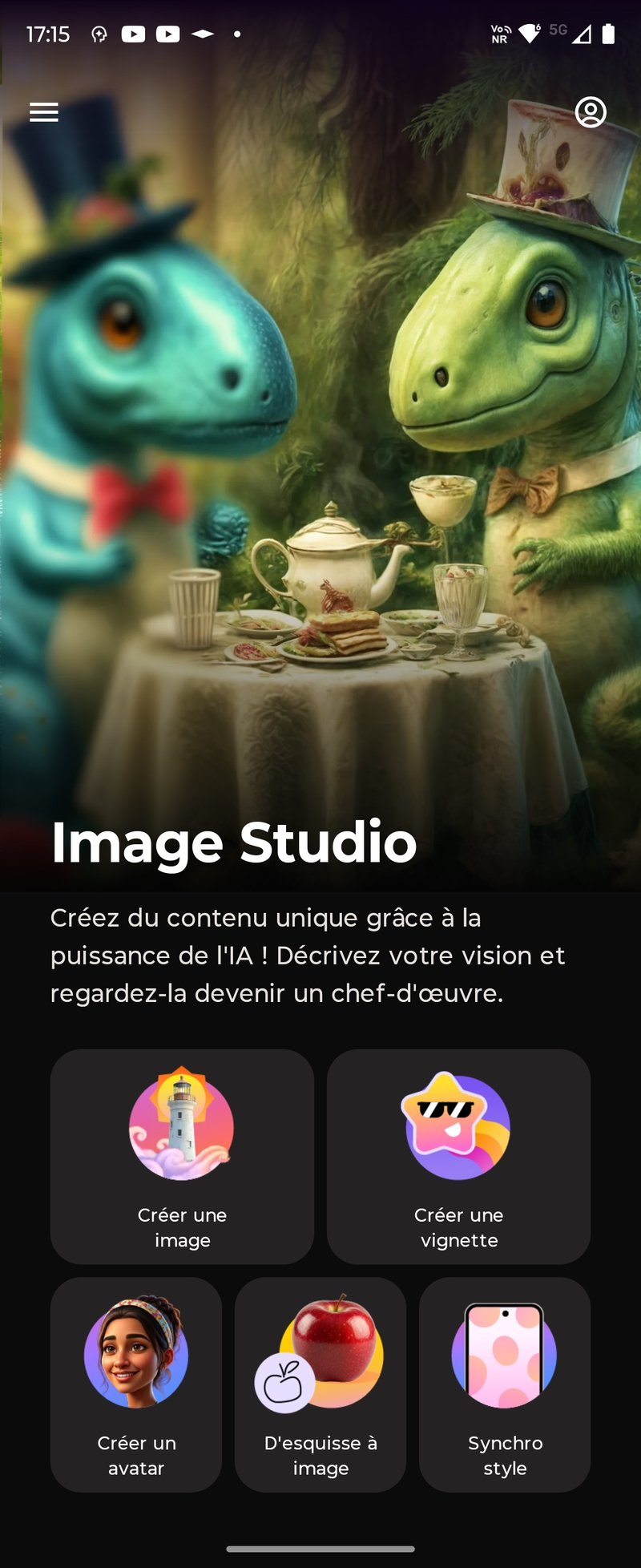 Image Studio vous permettra de générer des visuels en une poignée de secondes. ©Marc Mitrani pour Clubic