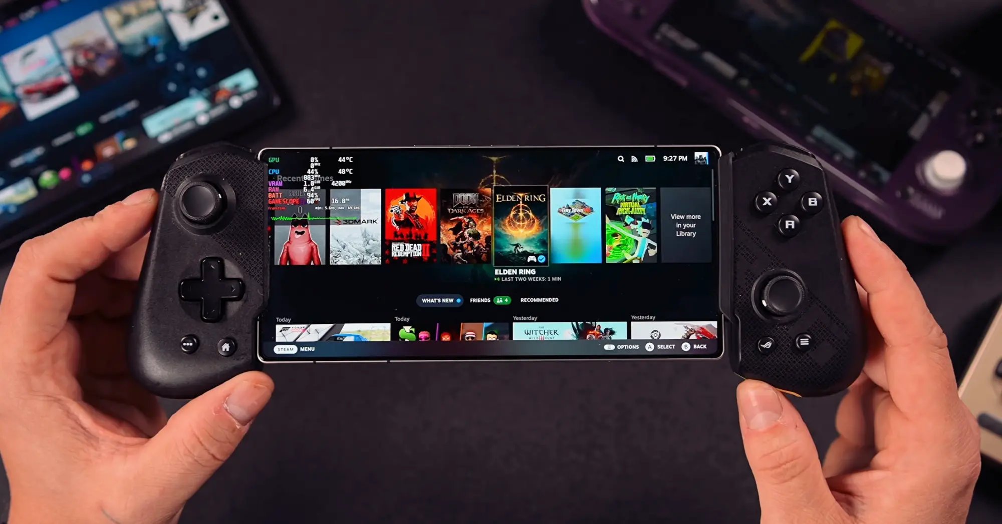 ETA Prime teste DroidDeck sur un smartphone REDMAGIC 11 Pro. © VideoCardz