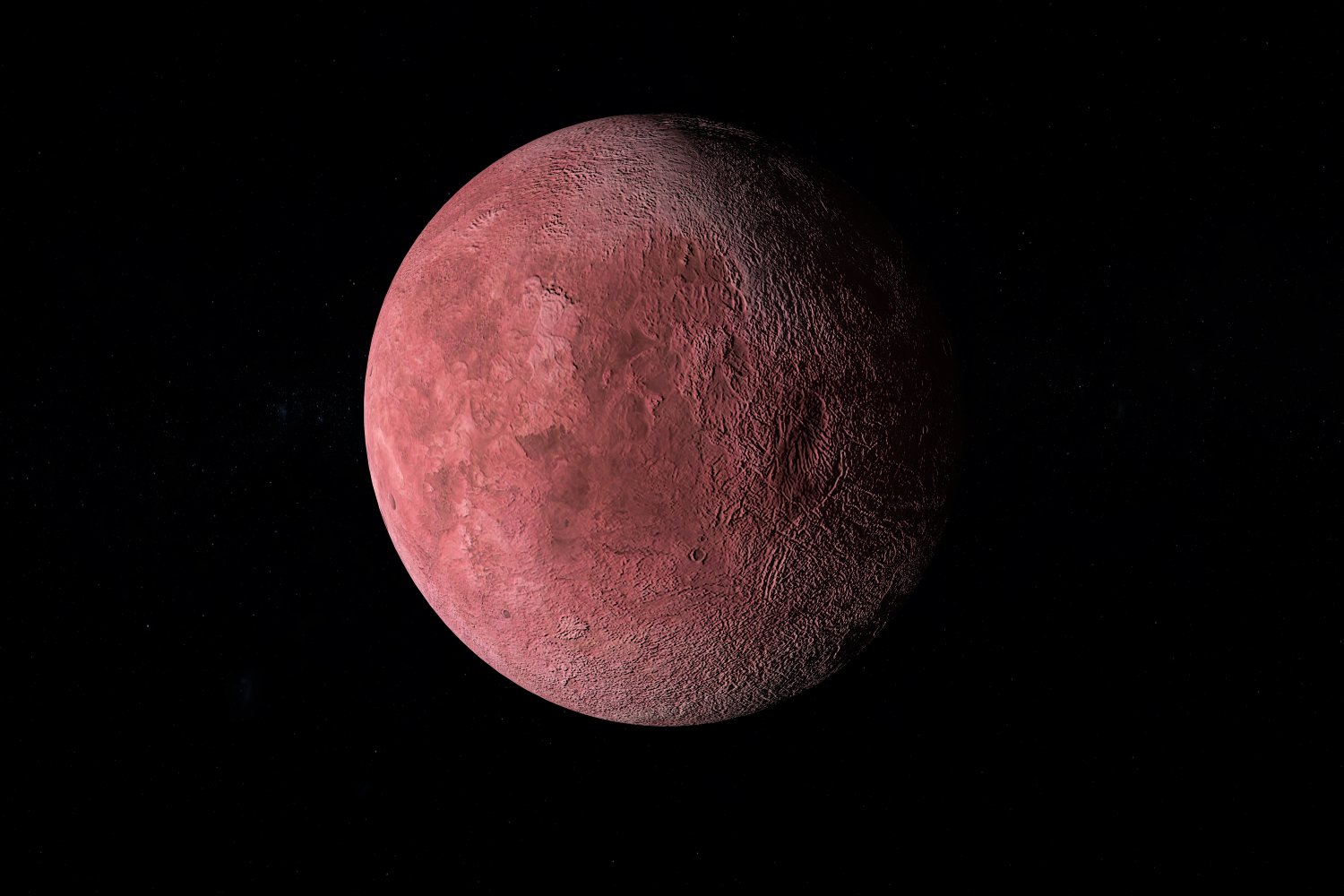 Vue d'artiste de la planète naine Quaoar. ©ManuMata / Shutterstock