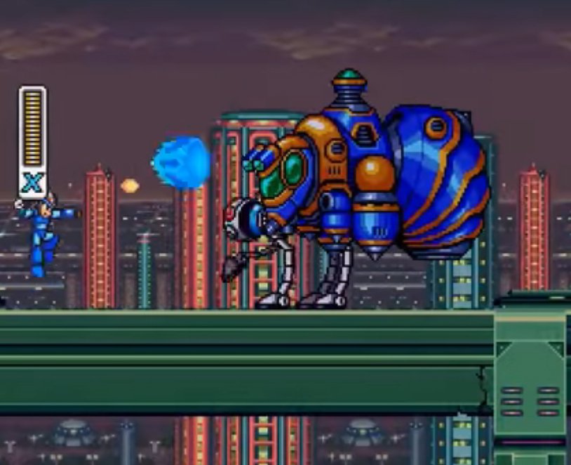 Dès les premières minutes, Mega Man X en met littéralement plein la vue