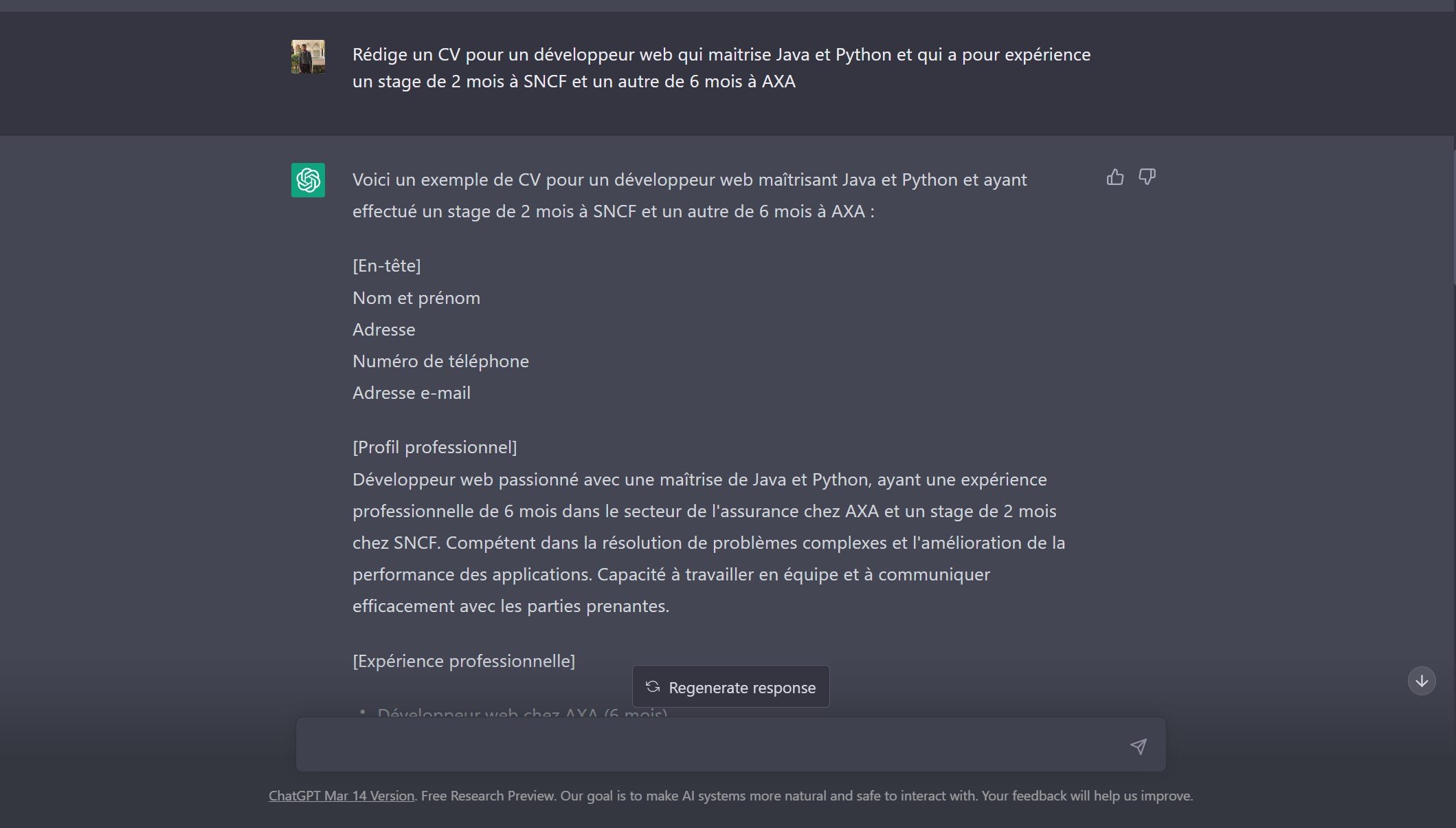 © ChatGPT / Alexandre Schmid pour Clubic