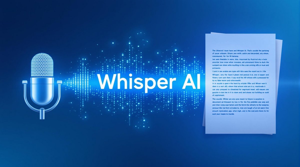 Whisper, développé par OpenAI, est un modèle d’IA de reconnaissance vocale multilingue capable de transcrire et traduire la parole en texte avec précision, même dans des environnements bruyants - © OpenAI