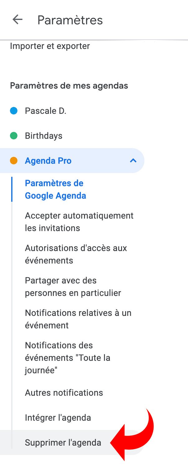 Google Agenda