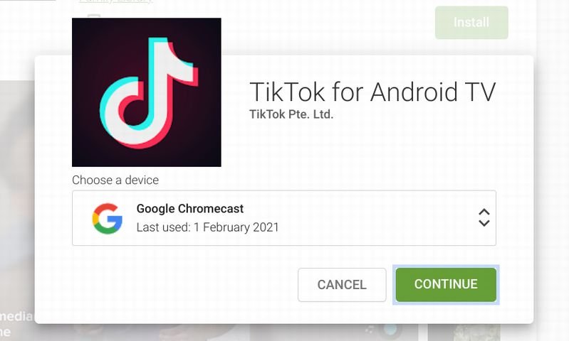 tiktok android tv