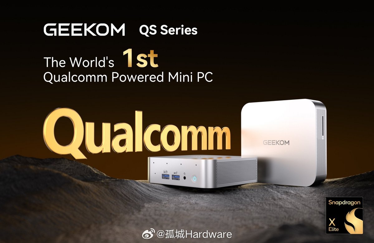 Geekom Mini-PC avec CPU Qualcomm