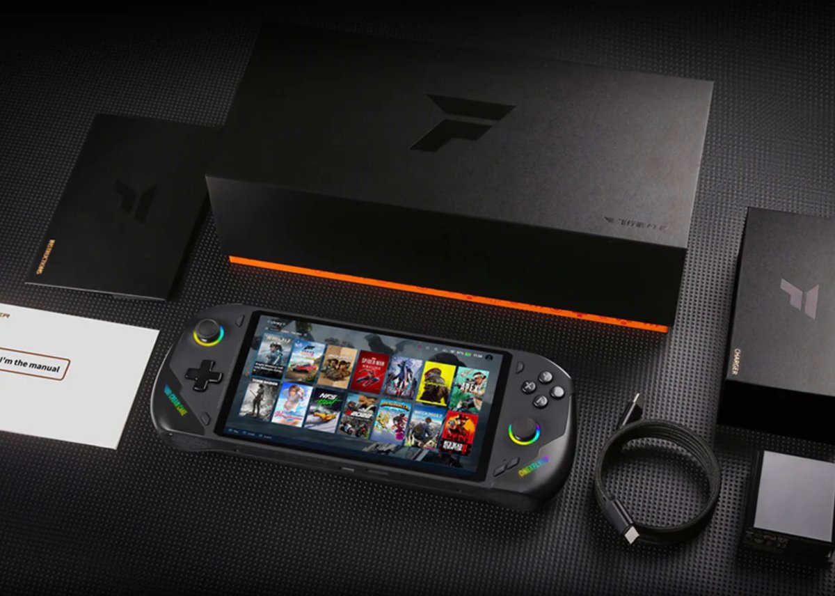 La OneXPlayer F1 Pro est la première console portable à embarquer les puces AMD Strix Point © OneXFly