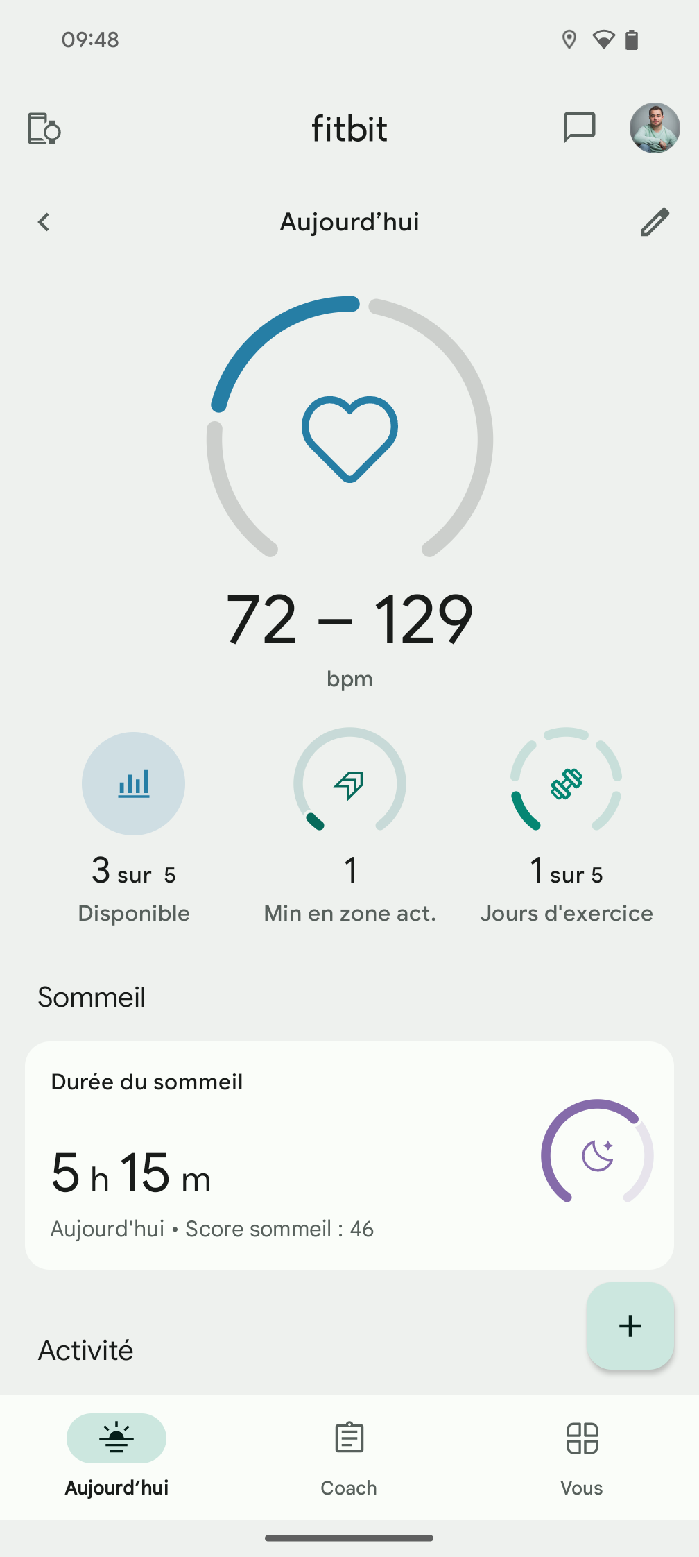 Appli Fitbit