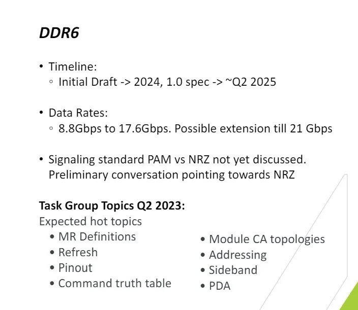 À quoi s'attendre avec la DDR6 ? © Tweak Town
