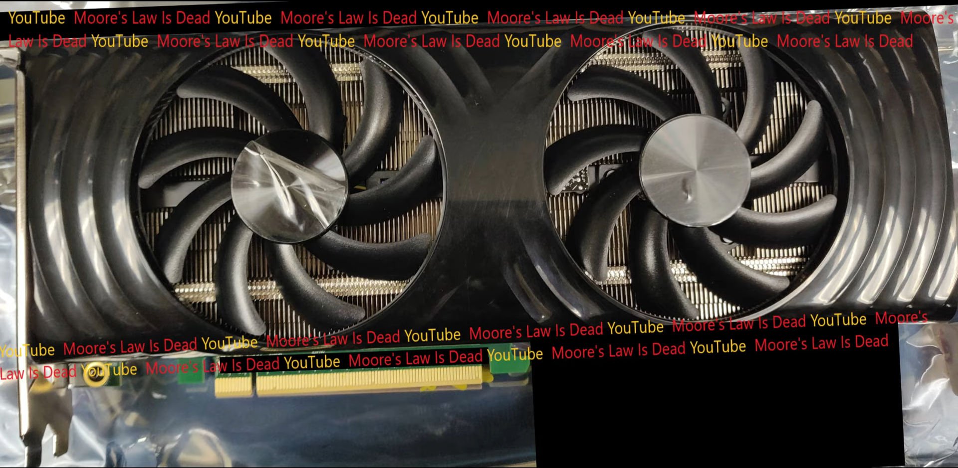 Photo d'un engineering sample de l'Intel DG2-512EU © Videocardz