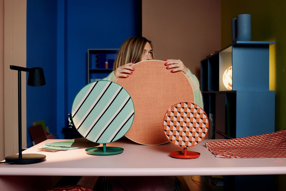Tekla Evelina Severin avec la gamme SOLSKYDD. ©IKEA