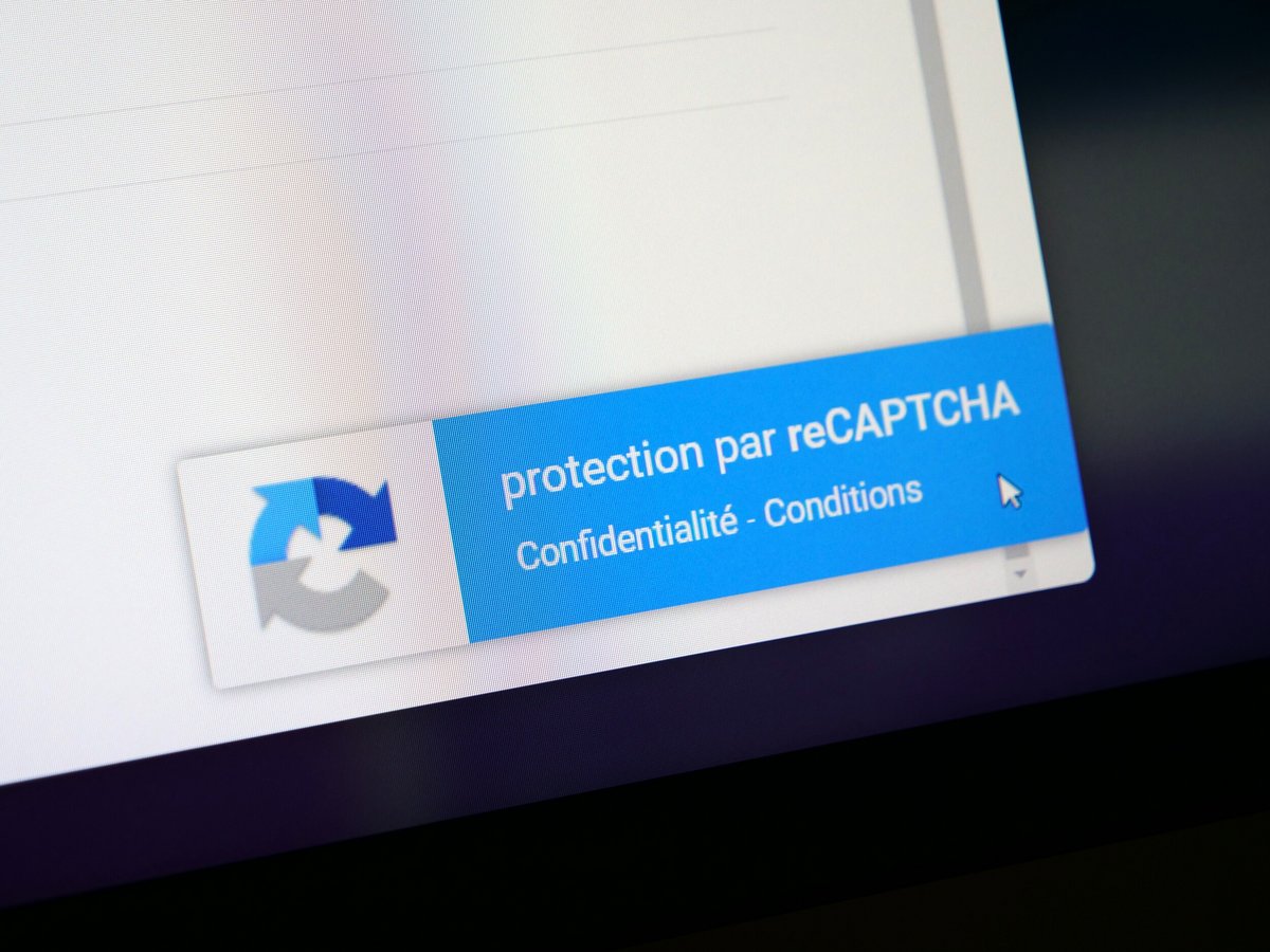 La protection par reCAPTCHA de Google est présente sur de nombreux sites et plateformes © Alexandre Boero / Clubic