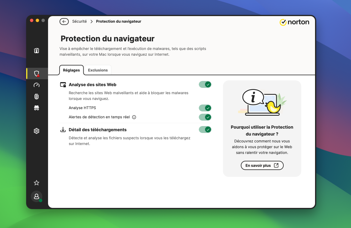 Retrouvez votre suite de cybersécurité sous macOS comme Windows.