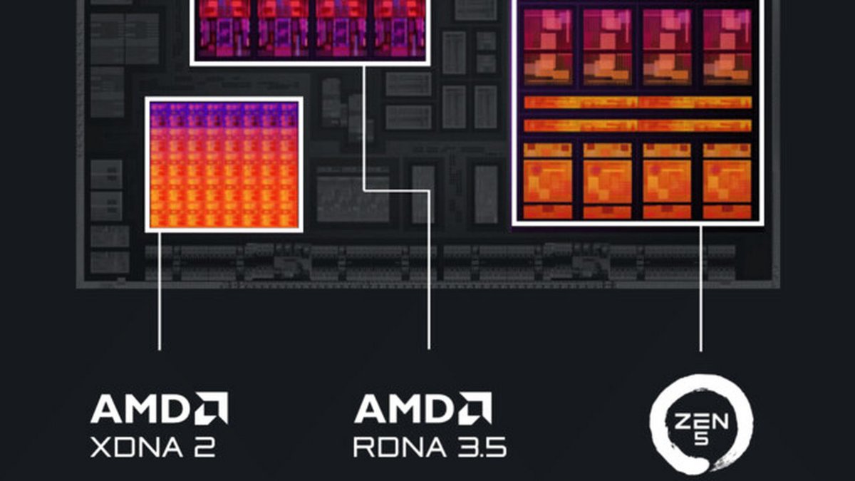 Zen 5, RDNA 3.5, XDNA 2 : AMD et son trio gagnant © AMD