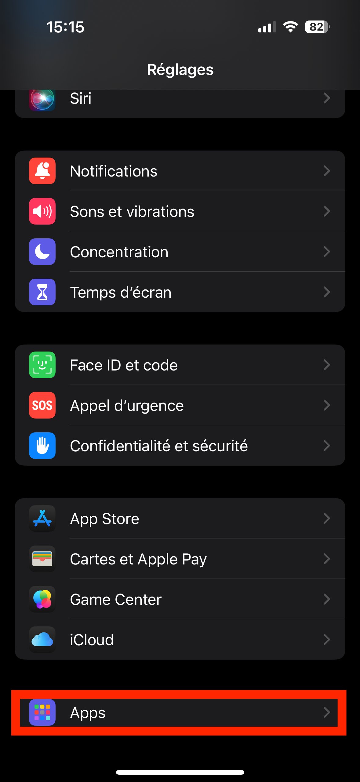 blocage appel mode silencieux iphone