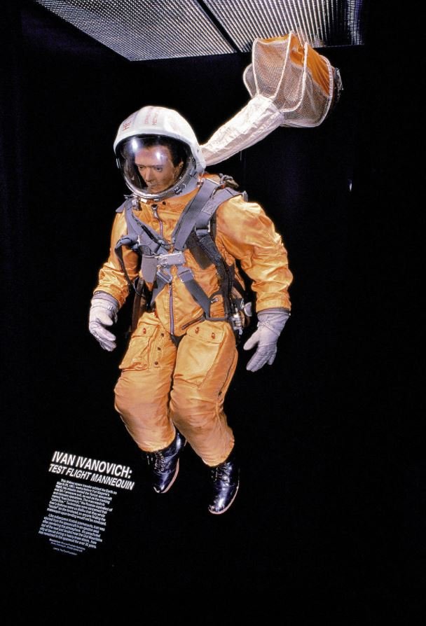 Le mannequin "Ivan Ivanovitch" (l'équivalent de John Doe) était particulièrement réaliste. Crédits Eric Long/Smithsonian NASM