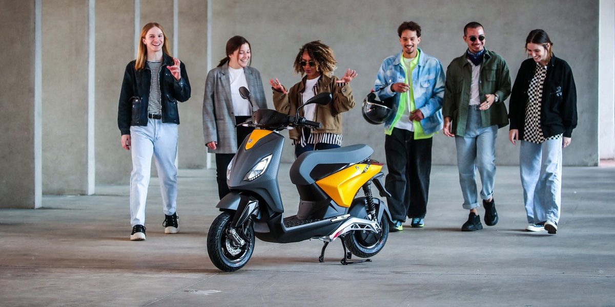 Les jeunes sont le principal public visé par Piaggio. © Piaggio 