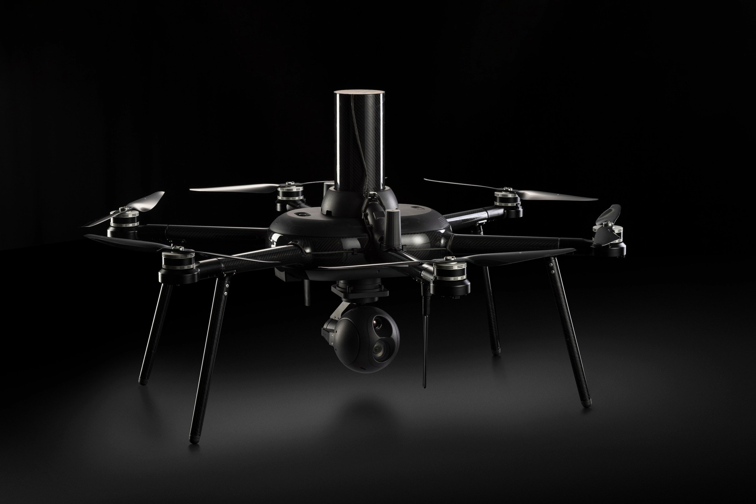 Drone Nokia Drone Networks avec parachute © Nokia