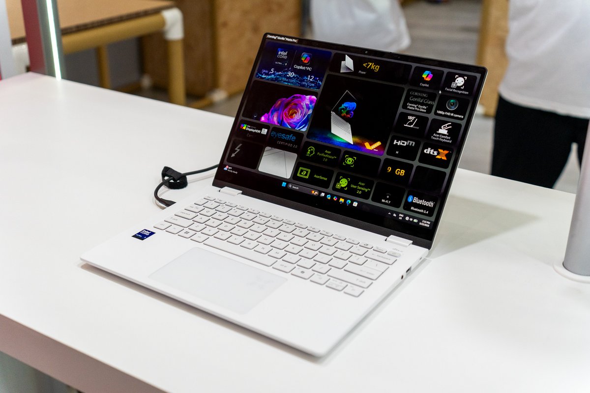 Le Swift Edge 14 AI. © Nathan Le Gohlisse pour Clubic