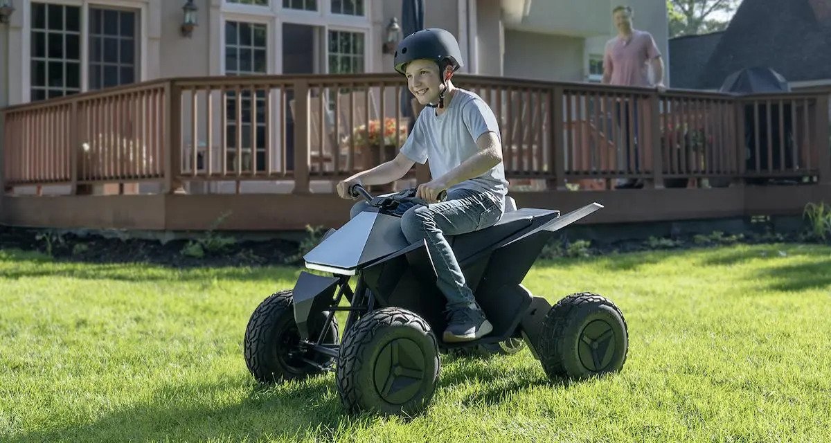  Un quad futuriste à destination des enfants © Tesla