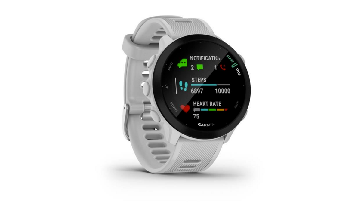 En mode montre, la Garmin Forerunner 55 a une autonomie qui va jusqu'à 2 semaines