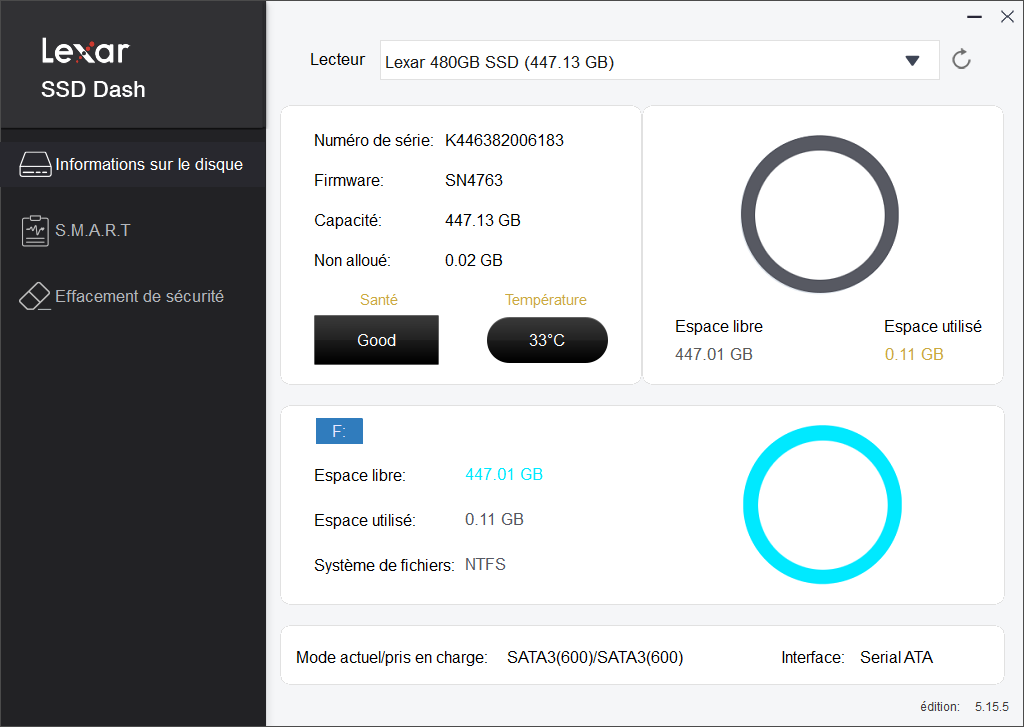 SSD Dash gagnerait à intégrer quelques outils supplémentaires © Nerces