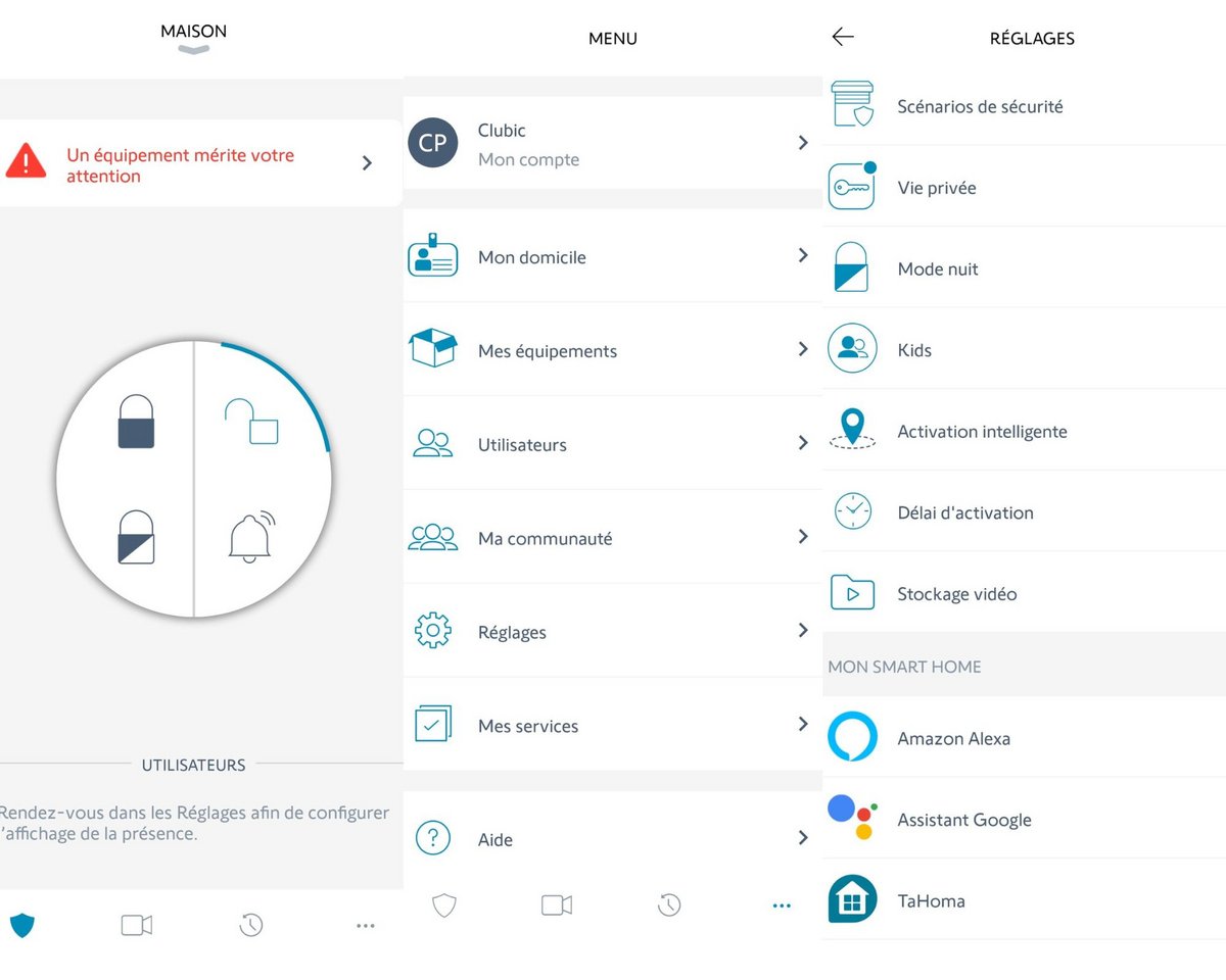 L'application de contrôle à distance permet souvent la connexion à différents assistants virtuels / Source : Somfy