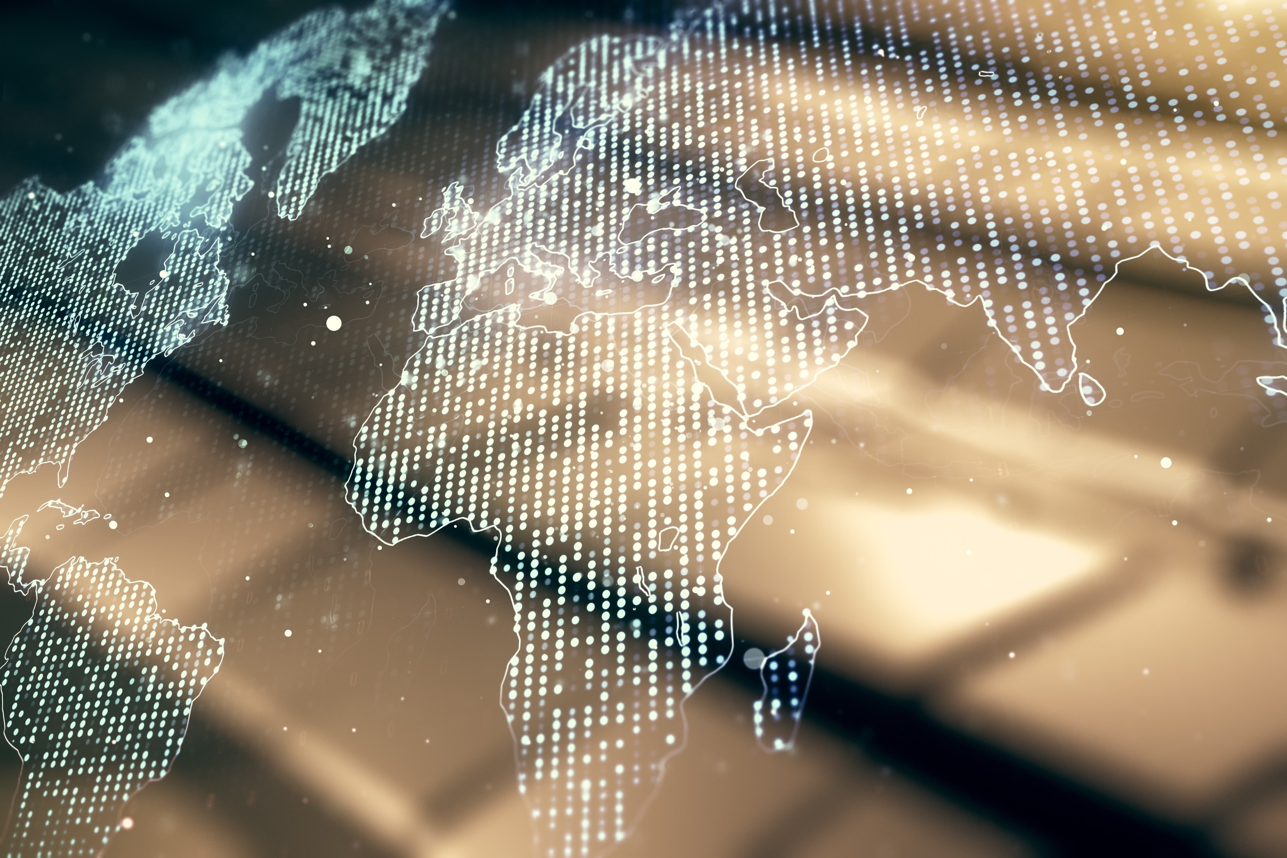 Interconnexion mondiale, illustration © Shutterstock