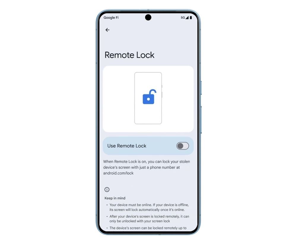 Remote Lock embarque de nouvelles fonctionnalités © Google