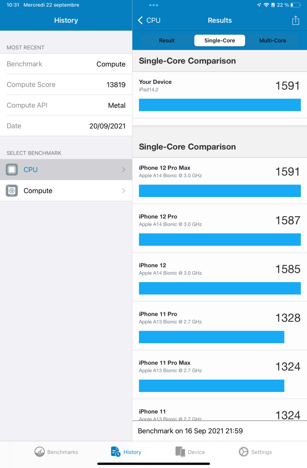 iPad mini 2021 test