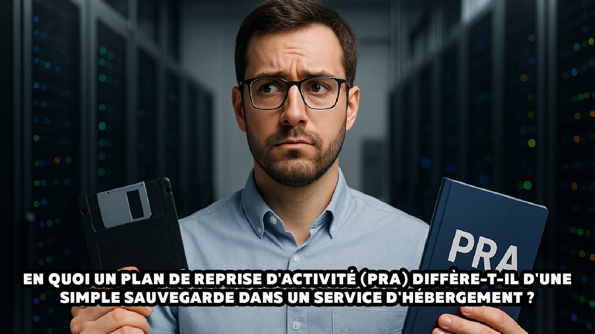 Un Plan de Reprise d’Activité (PRA) ne se limite pas à restaurer des données : il garantit la continuité de vos services web même lors d’une panne majeure - © Axel Reghis | OpenAI