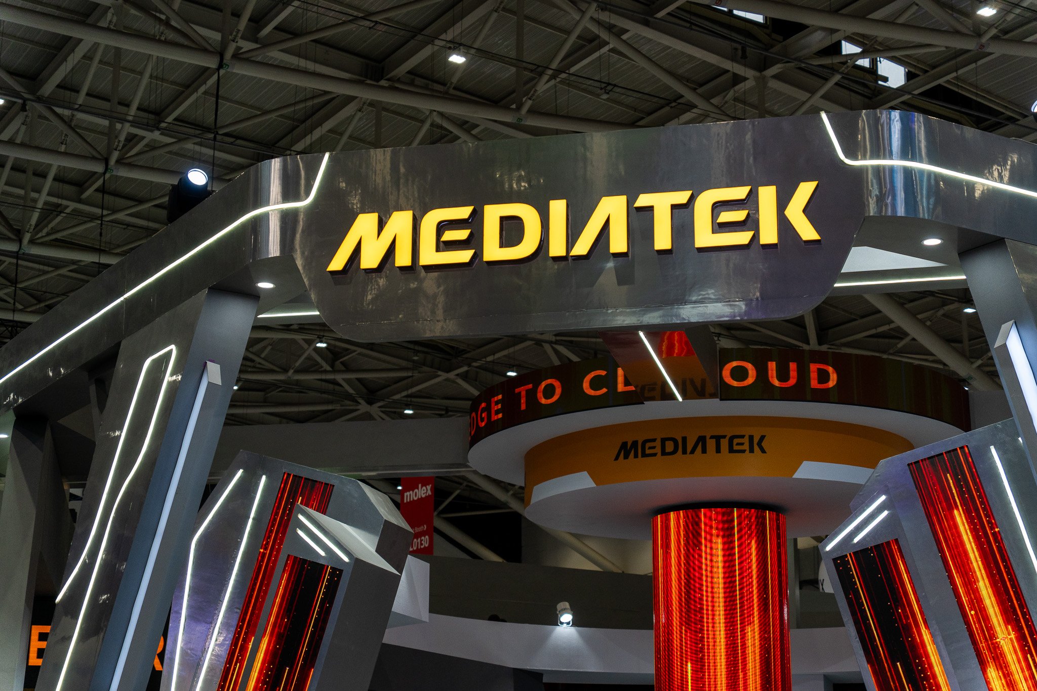 Logo de MediaTek aperçu au Computex 2025. © Nathan Le Gohlisse pour Clubic