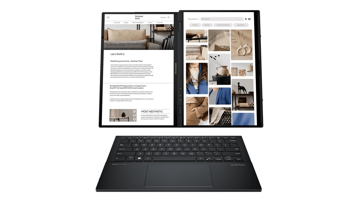Transformez votre PC en tablette avec le Zenbook Duo